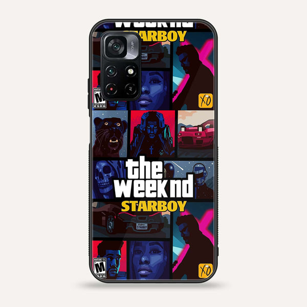 Xiaomi Poco M4 Pro 5G - The Weeknd Star Boy -  Premium Printed Metal soft Bumper shock Proof Case