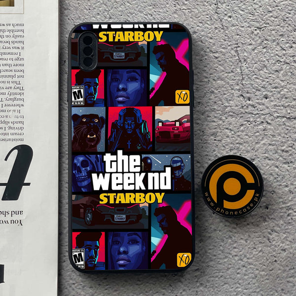 iPhone XS Max - The Weeknd Star Boy - Premium Metal Printed soft Bumper shock Proof Case
