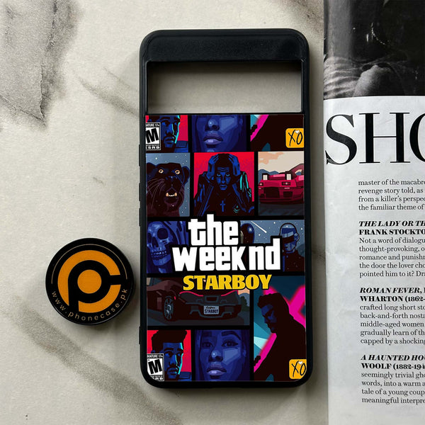 Google Pixel 8a - The Weeknd Star Boy - Premium Printed soft Bumper Shock Proof Case  CS-41225