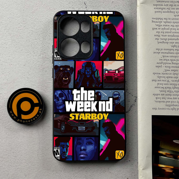 Oppo Reno 13 Pro - The Weeknd Star Boy  - Premium Metal Printed Soft Bumper Shockproof Case