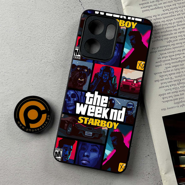 Oppo Reno 13F - The Weeknd Star Boy - Premium Metal Printed Soft Bumper Shockproof Case