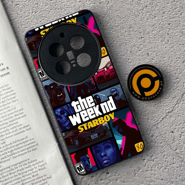 Vivo X200 Pro - The Weeknd Star Boy - Premium Metal  Printed soft Bumper shock Proof Case