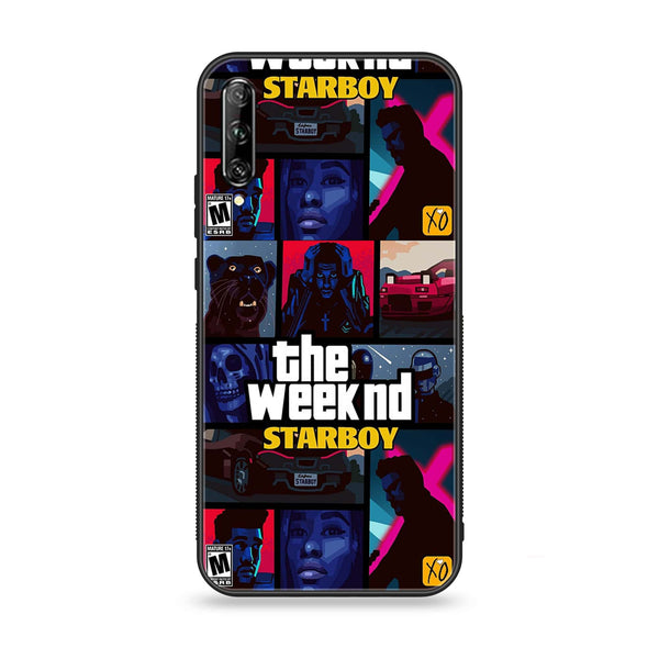 Huawei Y9s - The Weeknd Star Boy - Premium Printed Glass soft Bumper shock Proof Case