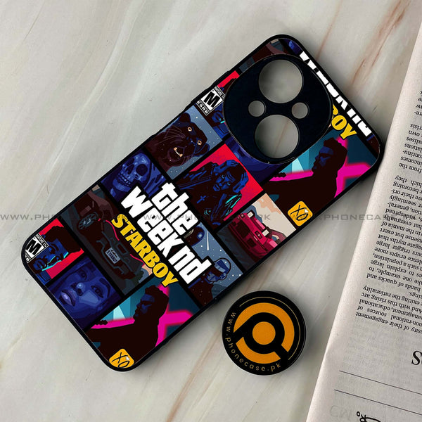Tecno Spark Go 1 - The Weeknd Star Boy - Premium Printed Glass soft Bumper shock Proof Case CS-47156