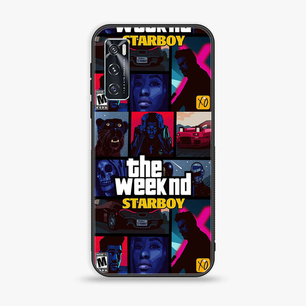 Vivo V20 SE - The Weeknd Star Boy - Premium Printed Glass soft Bumper Shock Proof Case