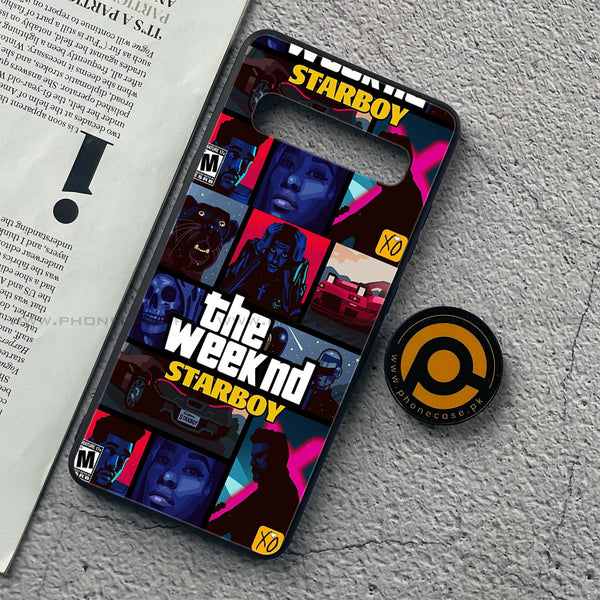 Samsung Galaxy S10 5G - The Weeknd Star Boy - Premium Printed Glass soft Bumper Shock Proof Case