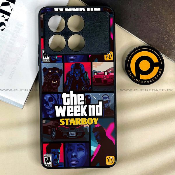 Xiaomi Poco X6 Pro 5G - The Weeknd Star Boy -  Premium Printed Metal soft Bumper shock Proof Case