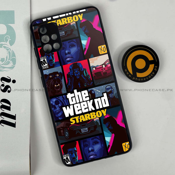 Samsung Galaxy A51 - The Weeknd Star Boy - Premium Printed Glass soft Bumper Shock Proof Case