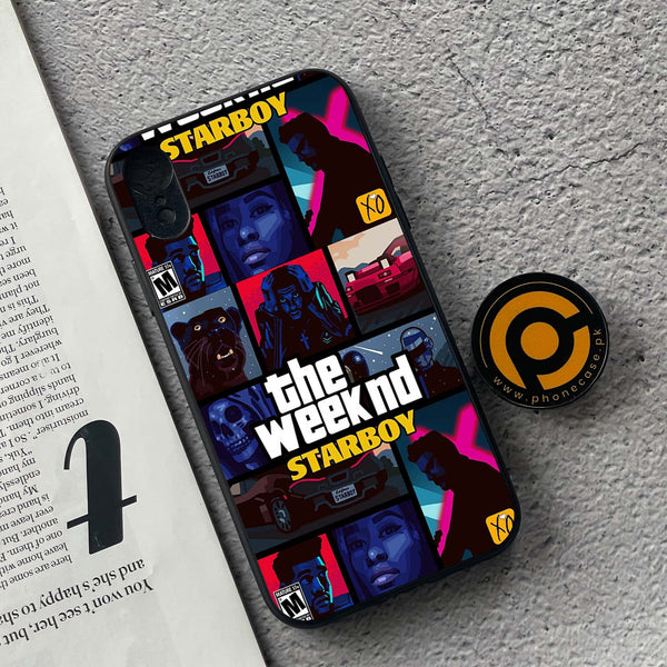 iPhone XR - The Weeknd Star Boy - Premium Metal Printed soft Bumper shock Proof Case