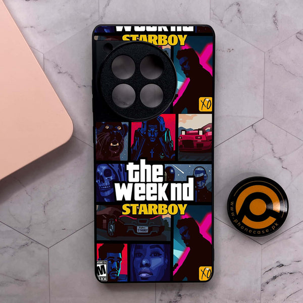 OnePlus 12R - The Weeknd Star Boy - Premium Metal Printed soft Bumper shock Proof Case