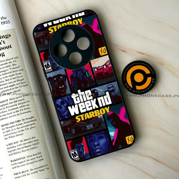 Tecno Spark 30C - The Weeknd Star Boy - Premium Printed Glass soft Bumper Shock Proof Case CS-35498