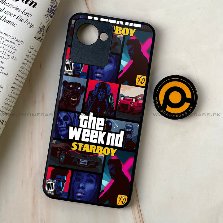 Realme C30 - The Weeknd Star Boy - Premium Printed Glass soft Bumper Shock Proof Case