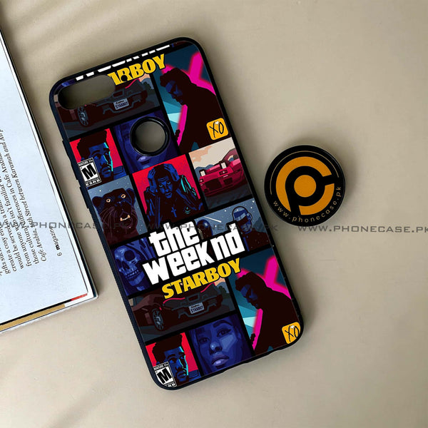 HUAWEI Y7 PRIME (2018) - The Weeknd Star Boy - Premium Printed Glass soft Bumper Shock Proof Case