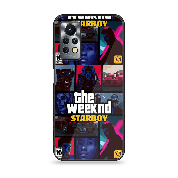 Infinix Note 11s - The Weeknd Star Boy - Premium Printed Glass soft Bumper Shock Proof Case