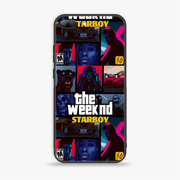 Huawei Honor 9 Lite - The Weeknd Star Boy - Premium Printed Glass soft Bumper Shock Proof Case