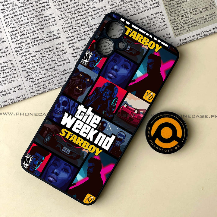 Samsung Galaxy A06 - The Weeknd Star Boy - Premium Metal Printed soft Bumper shock Proof Case CS-43981