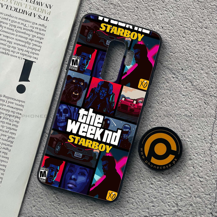 Samsung Galaxy S9 Plus - The Weeknd Star Boy - Premium Printed Glass soft Bumper Shock Proof Case