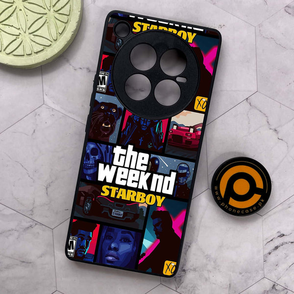 Infinix Zero 40 5G - The Weeknd Star Boy - Premium Metal Printed soft Bumper shock Proof Case