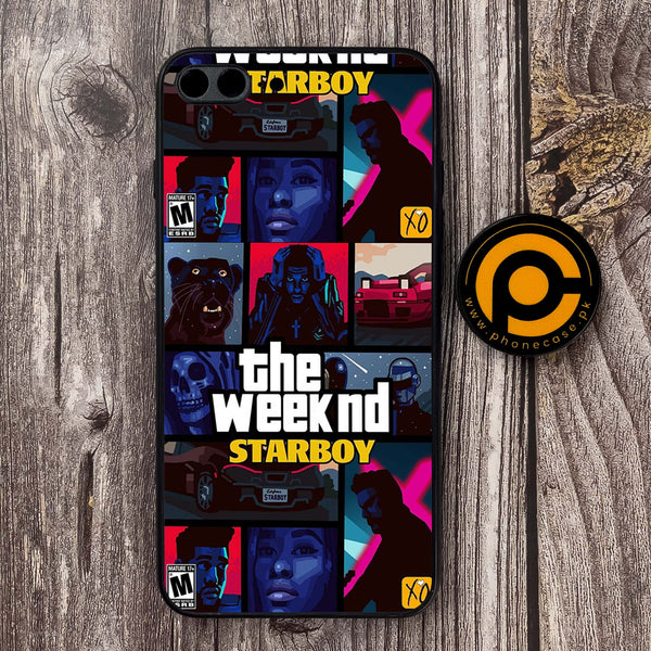 iPhone 7 Plus - The Weeknd Star Boy - Premium Metal Printed soft Bumper shock Proof Case