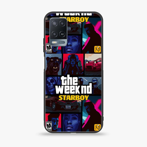 OPPO A54 - The Weeknd Star Boy - Premium Printed Glass soft Bumper Shock Proof Case