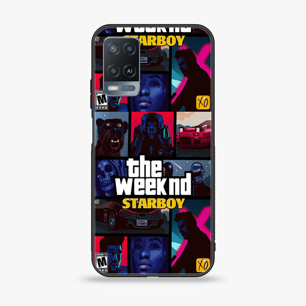 OPPO A54 - The Weeknd Star Boy - Premium Printed Glass soft Bumper Shock Proof Case CS-26741