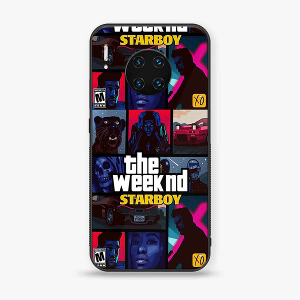 Huawei Mate 30 Pro - The Weeknd Star Boy - Premium Printed Glass soft Bumper shock Proof Case