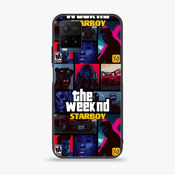 Vivo Y21t - The Weeknd Star Boy - Premium Printed Glass soft Bumper Shock Proof Case