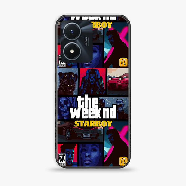 Vivo Y02s - The Weeknd Star Boy -  Premium Printed Metal soft Bumper shock Proof Case