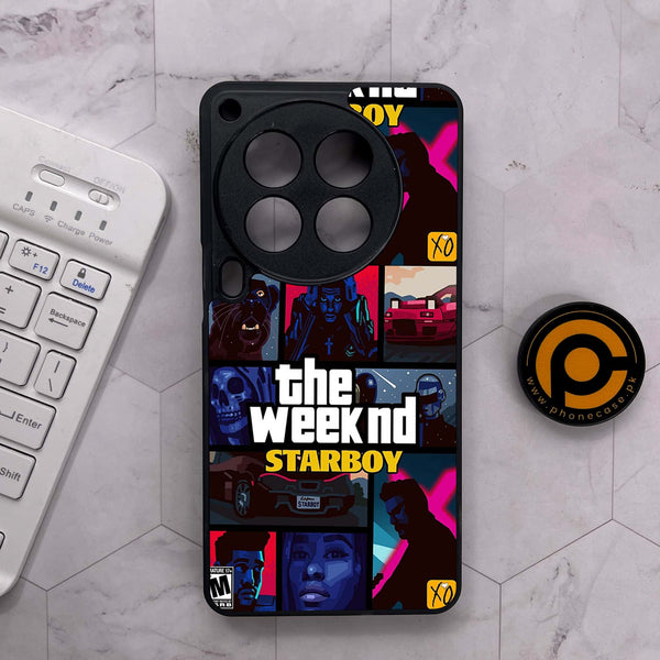 Tecno Camon 30 Premier - The Weeknd Star Boy - Premium Metal Printed soft Bumper shock Proof Case