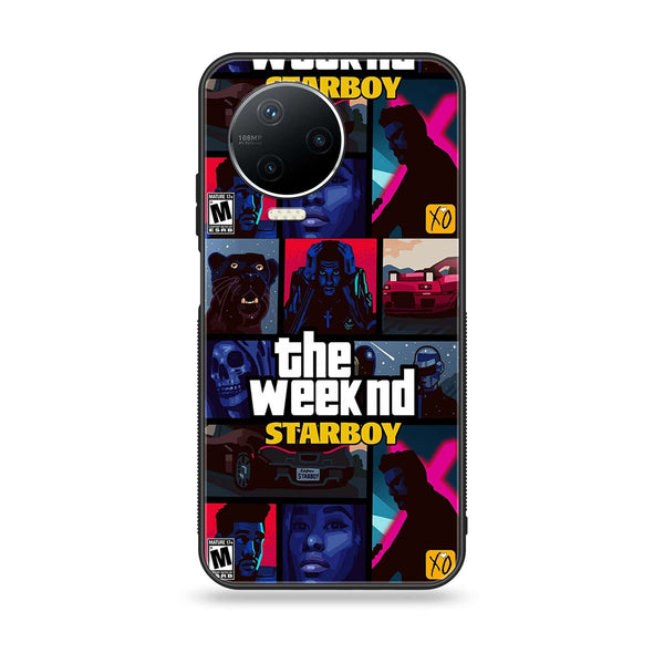 Infinix Note 12 Pro - The Weeknd Star Boy - Premium Printed Glass soft Bumper Shock Proof Case