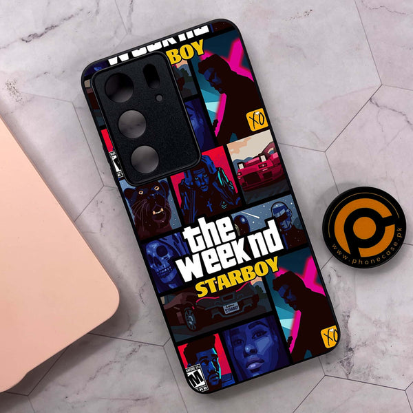 Realme C75 4G - The Weeknd Star Boy - Premium Metal Printed soft Bumper shock Proof Case CS-42292