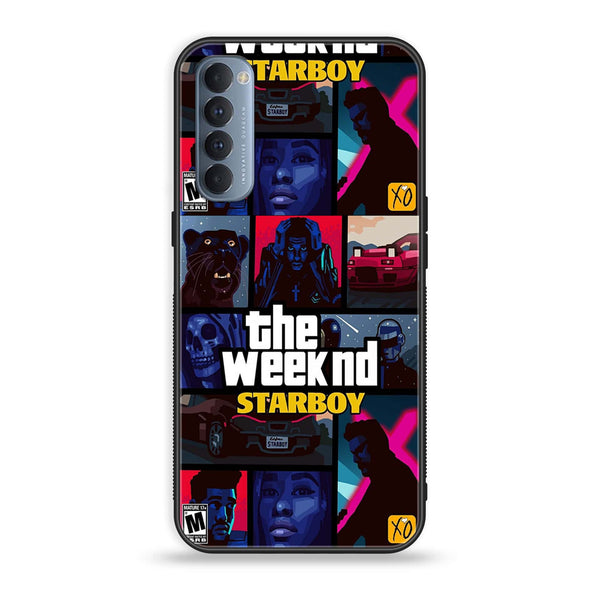 Oppo Reno 4 Pro 4G - The Weeknd Star Boy - Premium Printed Glass soft Bumper Shock Proof Case