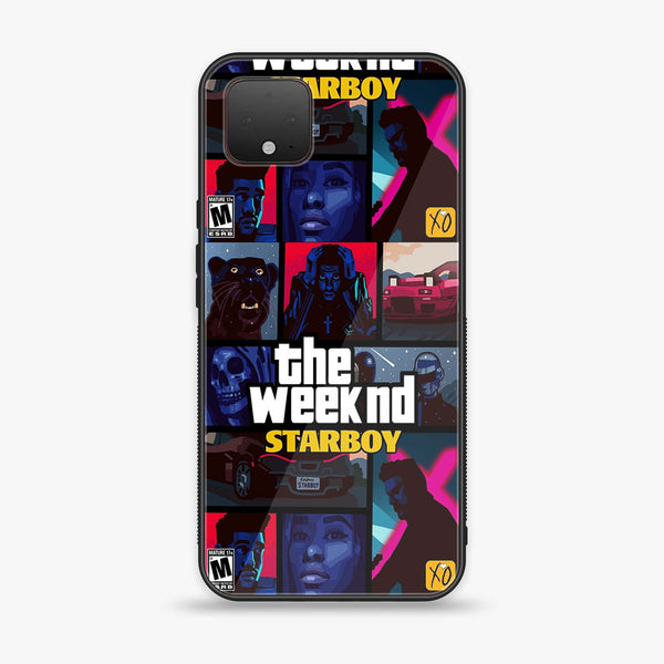 Google Pixel 4 XL - The Weeknd Star Boy - Premium Printed Glass soft Bumper Shock Proof Case