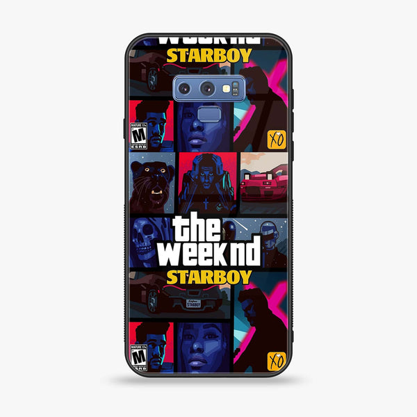 Samsung Galaxy Note 9 - The Weeknd Star Boy - Premium Printed Glass soft Bumper Shock Proof Case CS-22739