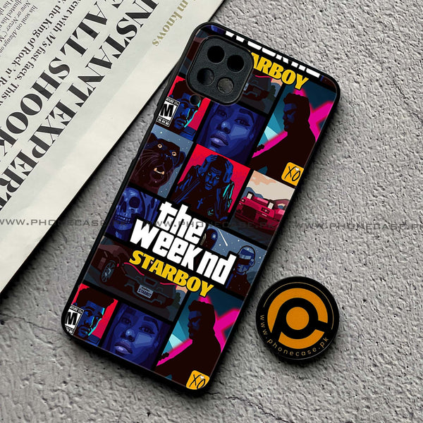 Samsung Galaxy A12 - The Weeknd Star Boy - Premium Printed Glass Case CS-40547
