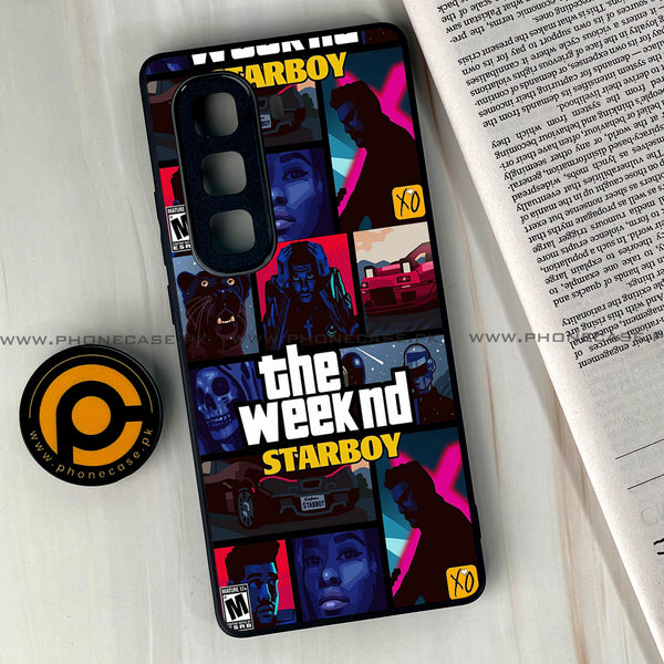 Infinix Hot 50 Pro Plus - The Weeknd Star Boy - Premium Printed Glass soft Bumper Shock Proof Case