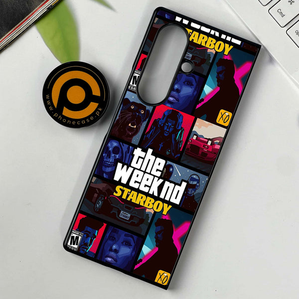 Samsung Galaxy Z Fold 7 - The Weeknd Star Boy -  Premium Metal Printed soft Bumper shock Proof Case