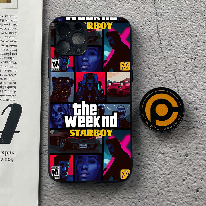 iPhone 11 Pro - The Weeknd Star Boy - Premium Printed Glass soft Bumper shock Proof Case