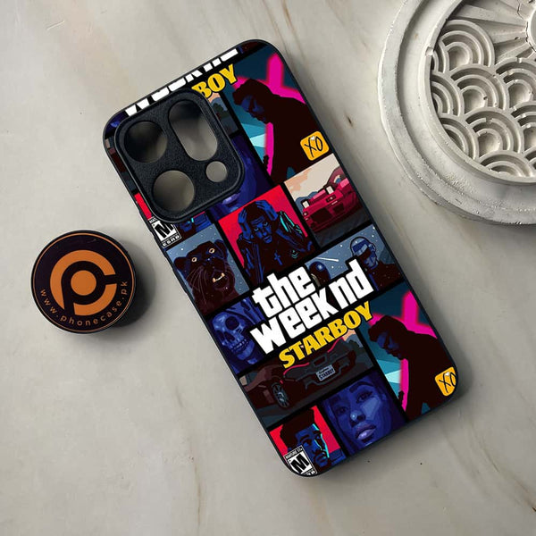 Oppo Reno 14 5G - The Weeknd Star Boy - Premium Metal Printed soft Bumper shock Proof Case