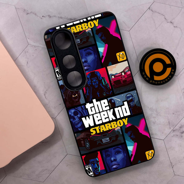 Vivo V50 Lite - The Weeknd Star Boy - Premium Metal Printed soft Bumper shock Proof Case