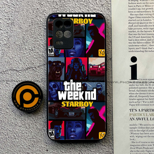 Realme Narzo 30 5G - The Weeknd Star Boy -  Premium Printed Metal soft Bumper shock Proof Case