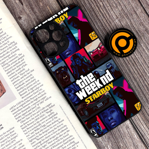 Xiaomi Redmi 12 - The Weeknd Star Boy - Premium Printed Glass soft Bumper Shock Proof Case