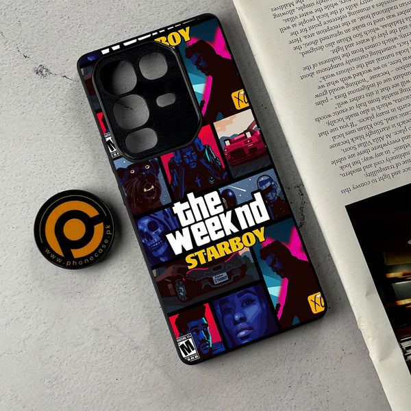 Infinix Note 50 Pro Plus - The Weeknd Star Boy - Premium Metal Printed Soft Bumper Shockproof Case