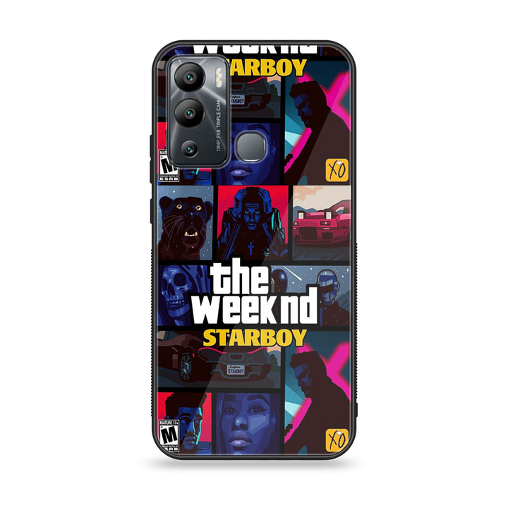 Infinix Hot 12i - The Weeknd Star Boy - Premium Metal Printed soft Bumper Shock Proof Case