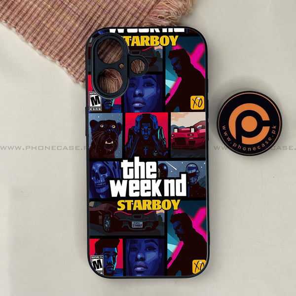iPhone 17 - The Weeknd Star Boy - Premium Metal Printed soft Bumper shock Proof Case