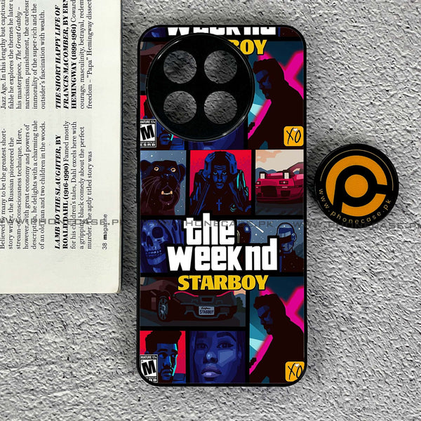 Tecno Spark 30 Pro - The Weeknd Star Boy - Premium Printed Metal soft Bumper shock Proof Case