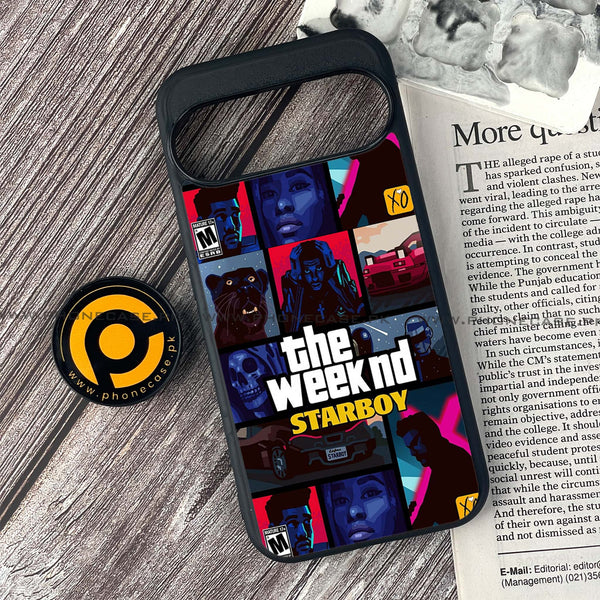 Google Pixel 9 - The Weeknd Star Boy - Premium Printed Glass soft Bumper shock Proof Case