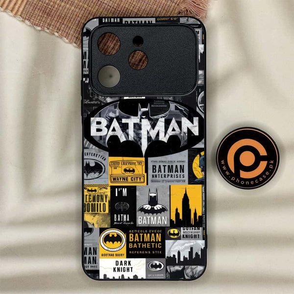 Tecno Spark 40 - The Gotham Collage - Premium Metal Printed soft Bumper shock Proof Case