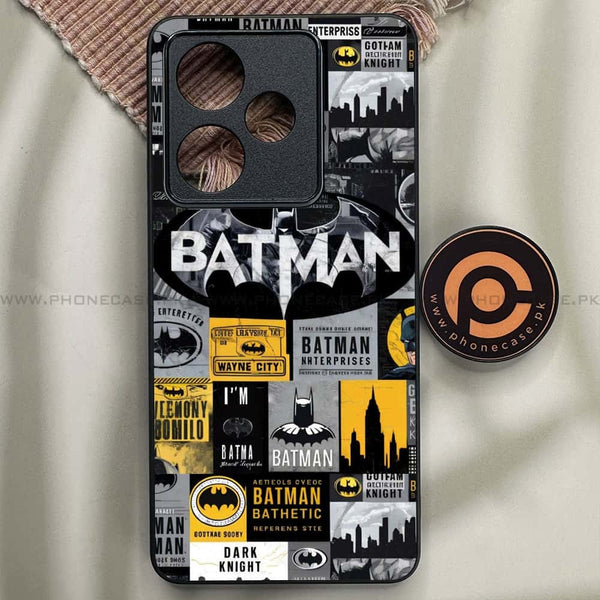 Realme GT 7 - The Gotham Collage - Premium Metal Printed soft Bumper shock Proof Case