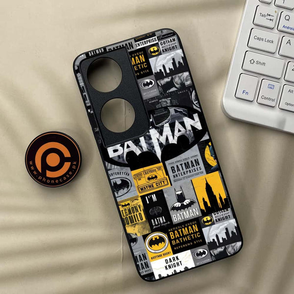 Honor x7b - The Gotham Collage - Premium Metal Printed soft Bumper shock Proof Case
